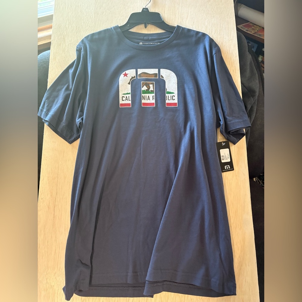Travis Mathew High Tide 2.0 Blue Tee